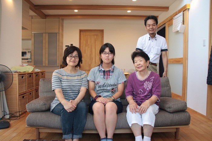 大きな吹き抜けのある家/注文住宅