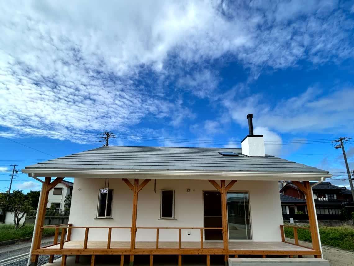 大きなデッキの平屋パラディ